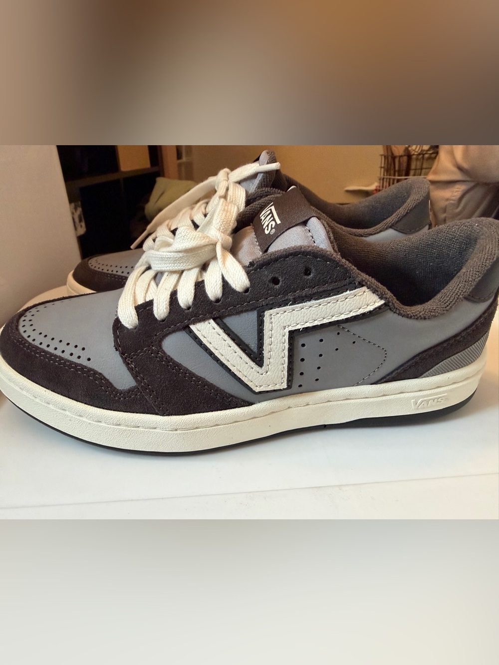 Vans Lowland 2.0 Gray and Black Low-Top Sneakers